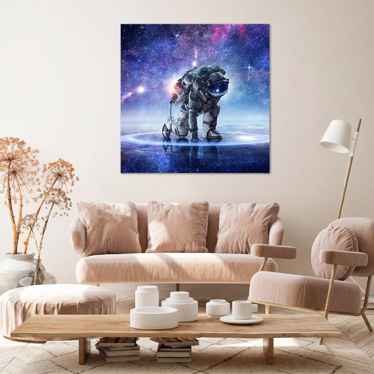 Impression sur toile - Image sur toile - Le ciel étoilé au dessus de moi - 60x60 cm
