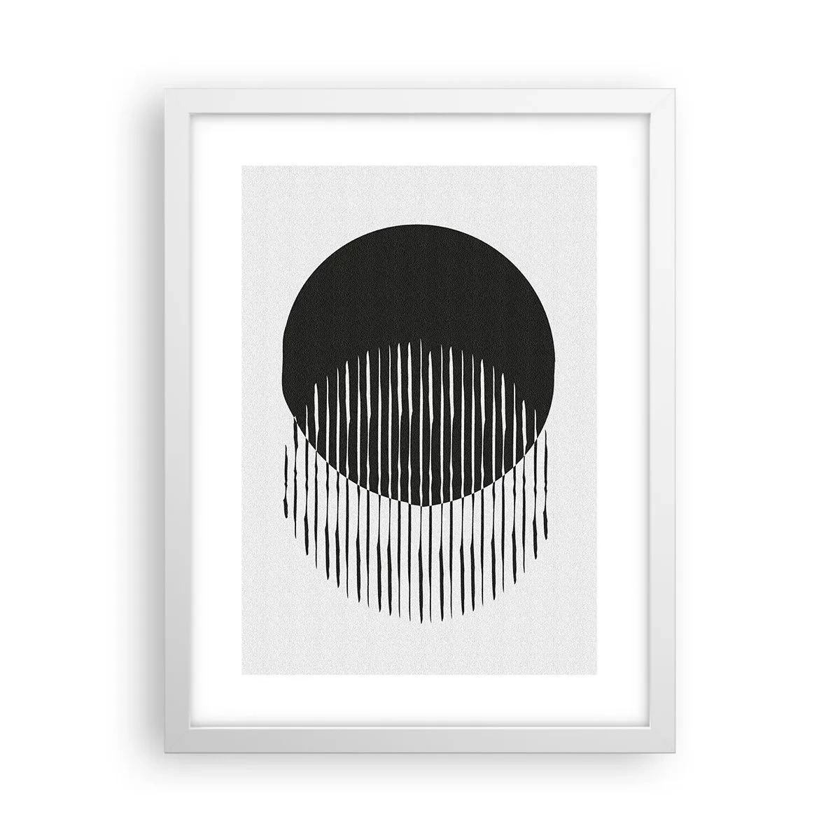 Affiche dans un cadre blanc - Poster - Son alter ego - 30x40 cm