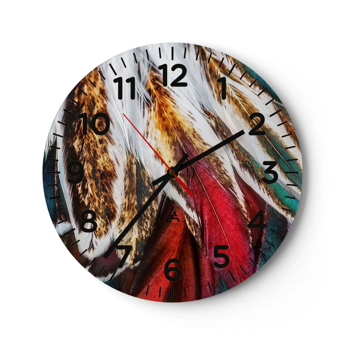 Horloge murale - Pendule murale - Secrets de vol - 30x30 cm