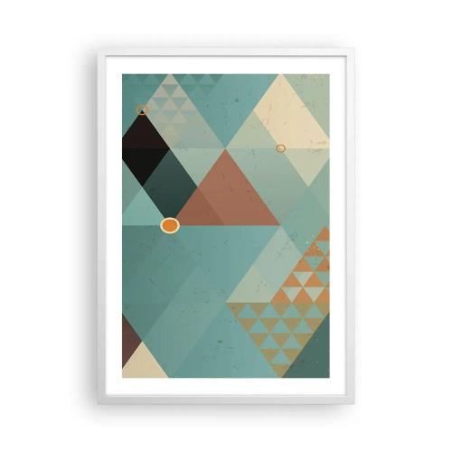 Affiche dans un cadre blanc - Poster - Unité de la multiplicité, multiplicité de l'unité - 50x70 cm