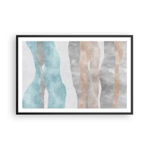 Affiche dans un cadre noir - Poster - Une étude de proximité - 91x61 cm