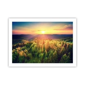 Affiche - Poster - Monts et sommets - 70x50 cm