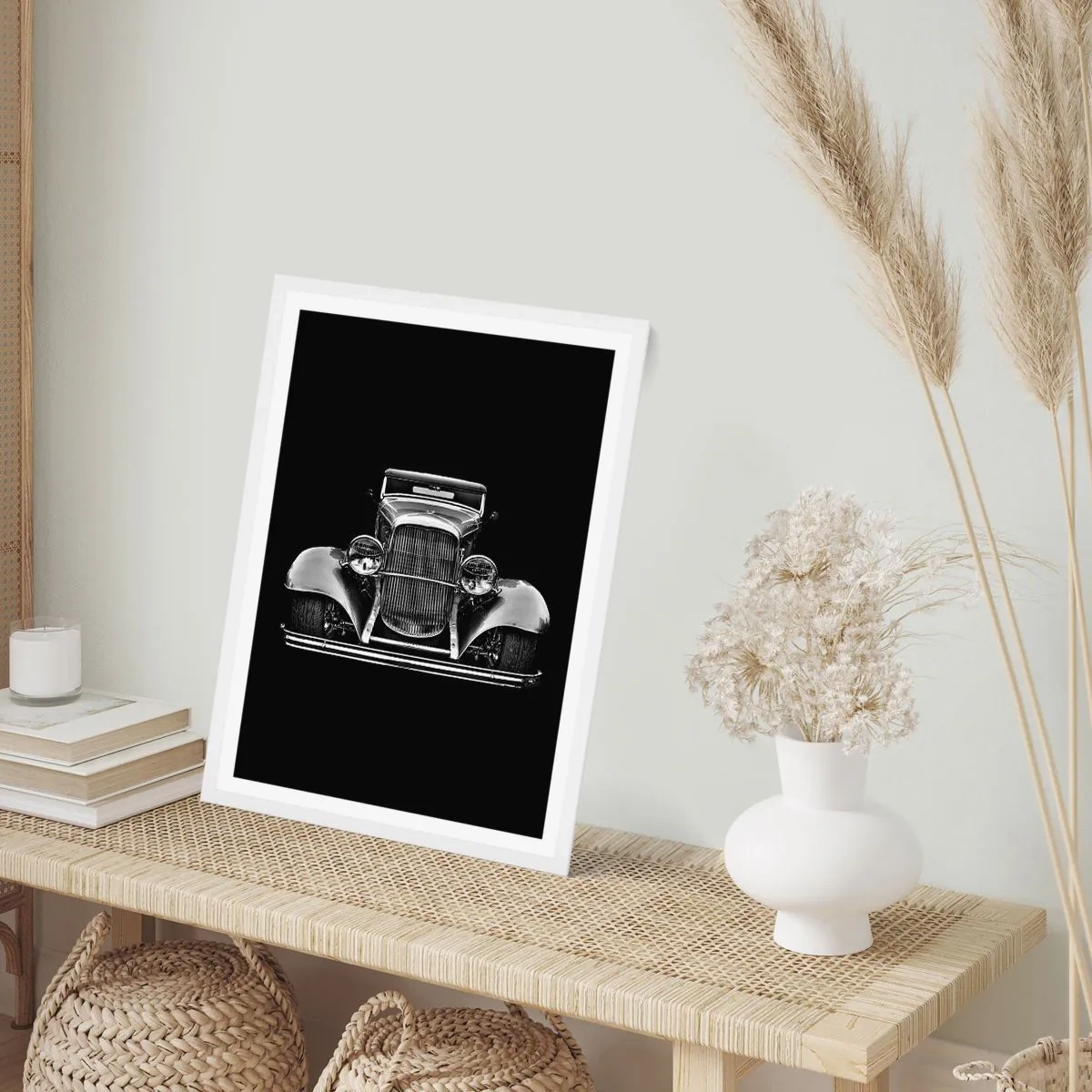 Affiche dans un cadre blanc - Poster - Un vrai gentleman - 70x100 cm