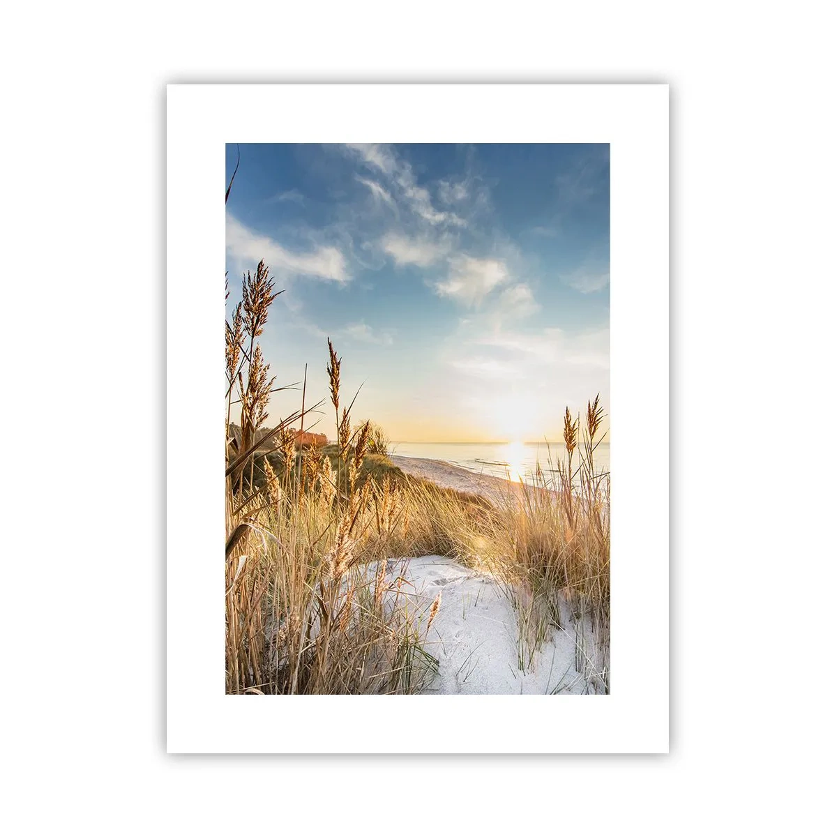 Affiche - Poster - Plage du nord - 30x40 cm