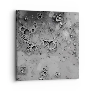 Impression sur toile - Image sur toile - Comme un paysage lunaire - 30x30 cm