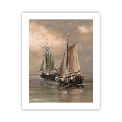 Affiche - Poster - Le retour des marins - 40x50 cm