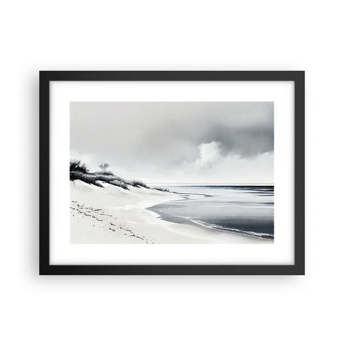 Affiche dans un cadre noir - Poster - Ensemble depuis toujours - 40x30 cm