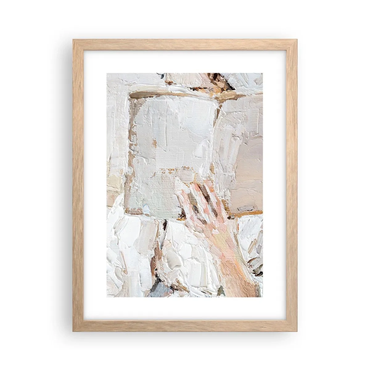 Affiche dans un chêne clair - Poster - Dans un autre monde - 30x40 cm