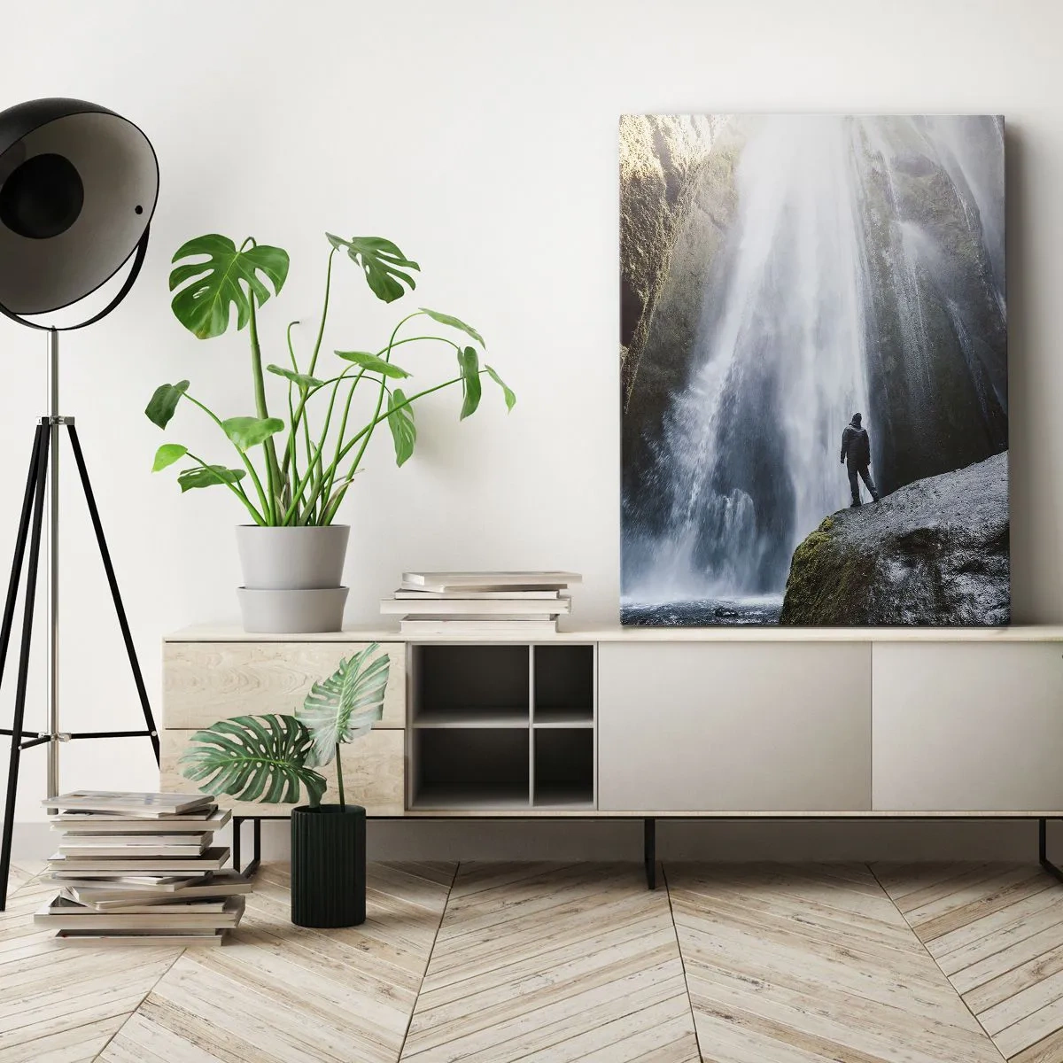 Impression sur toile - Image sur toile - Restauration des proportions - 45x80 cm