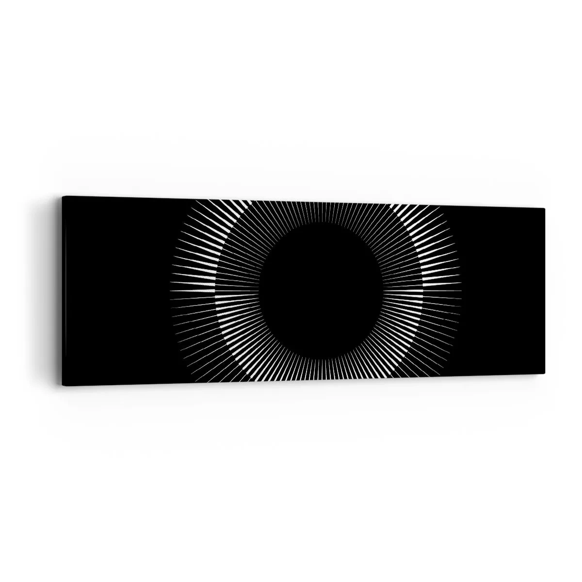 Impression sur toile - Image sur toile - Soleil noir - 90x30 cm