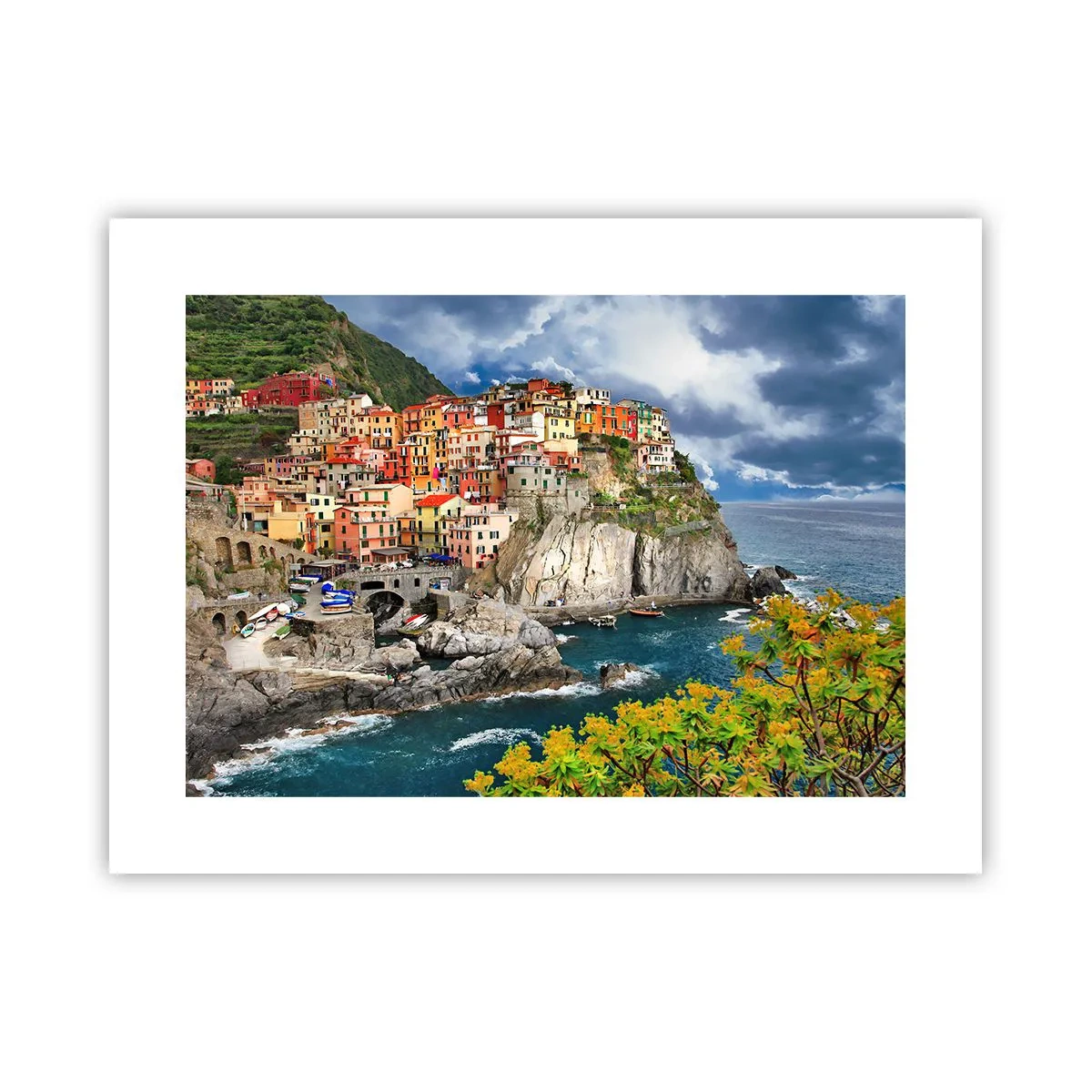 Affiche - Poster - Un groupe embrassant les rochers - 40x30 cm