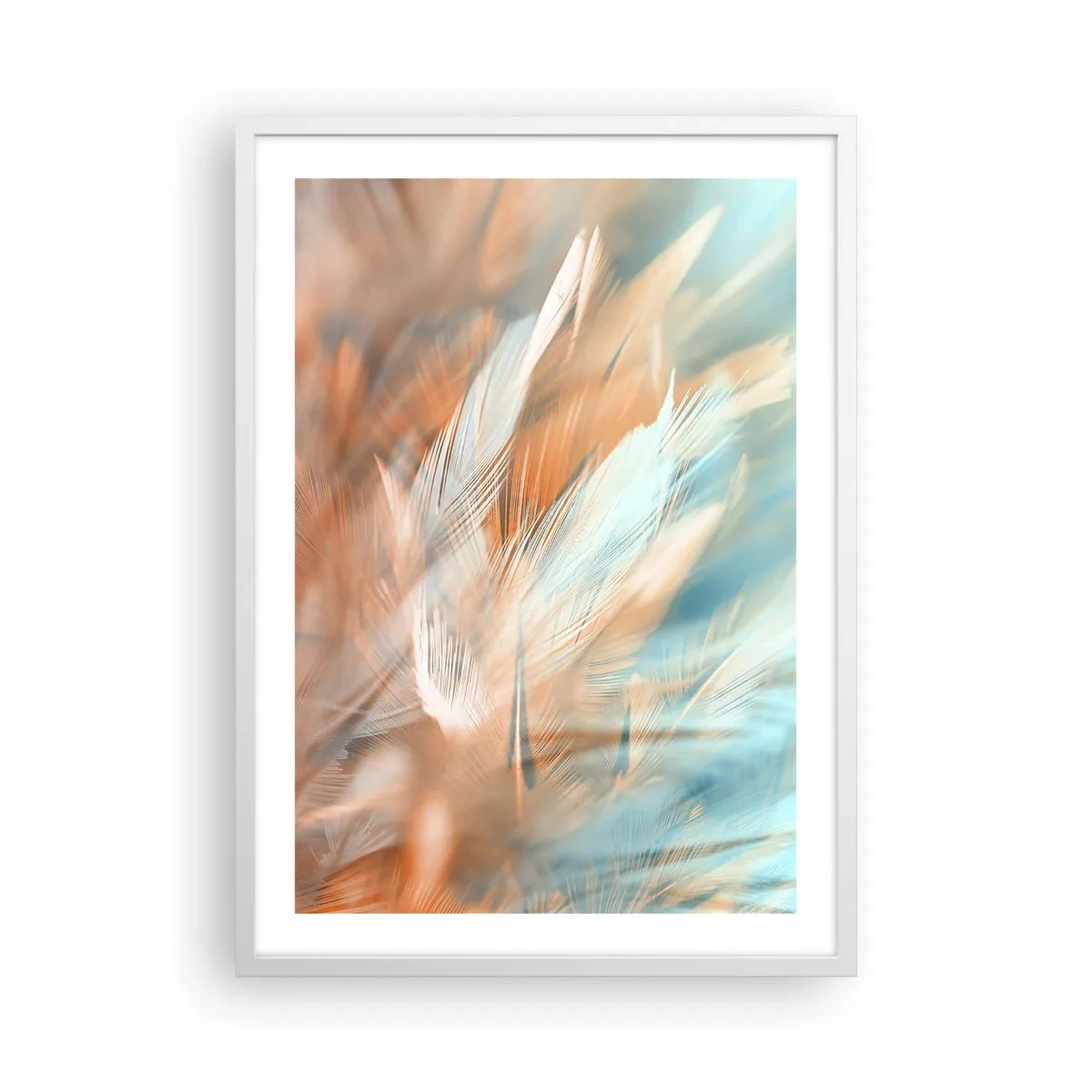 Affiche dans un cadre blanc - Poster - Au pays de la douceur - 50x70 cm