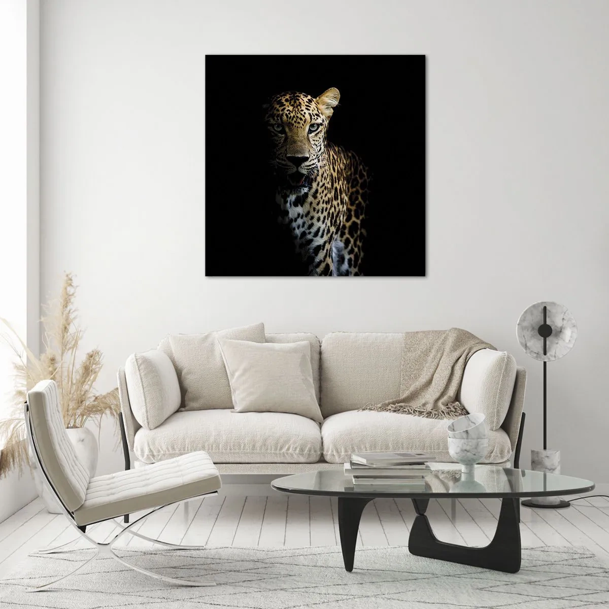 Impression sur verre - Image sur verre - Beauté sombre - 50x50 cm