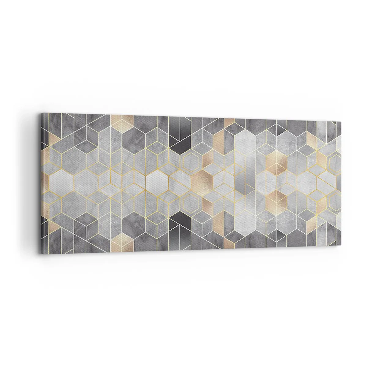 Impression sur toile - Image sur toile - Composition de diamants - 100x40 cm