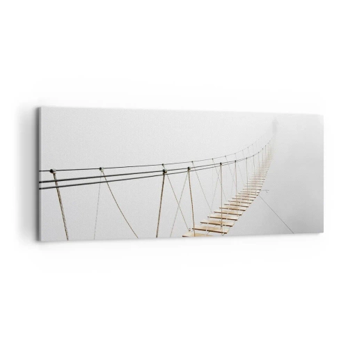 Impression sur toile - Image sur toile - Où cela va-t-il te mener? - 100x40 cm