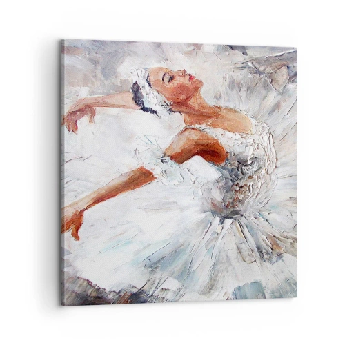 Impression sur toile - Image sur toile - Délicat et léger comme du tulle - 60x60 cm