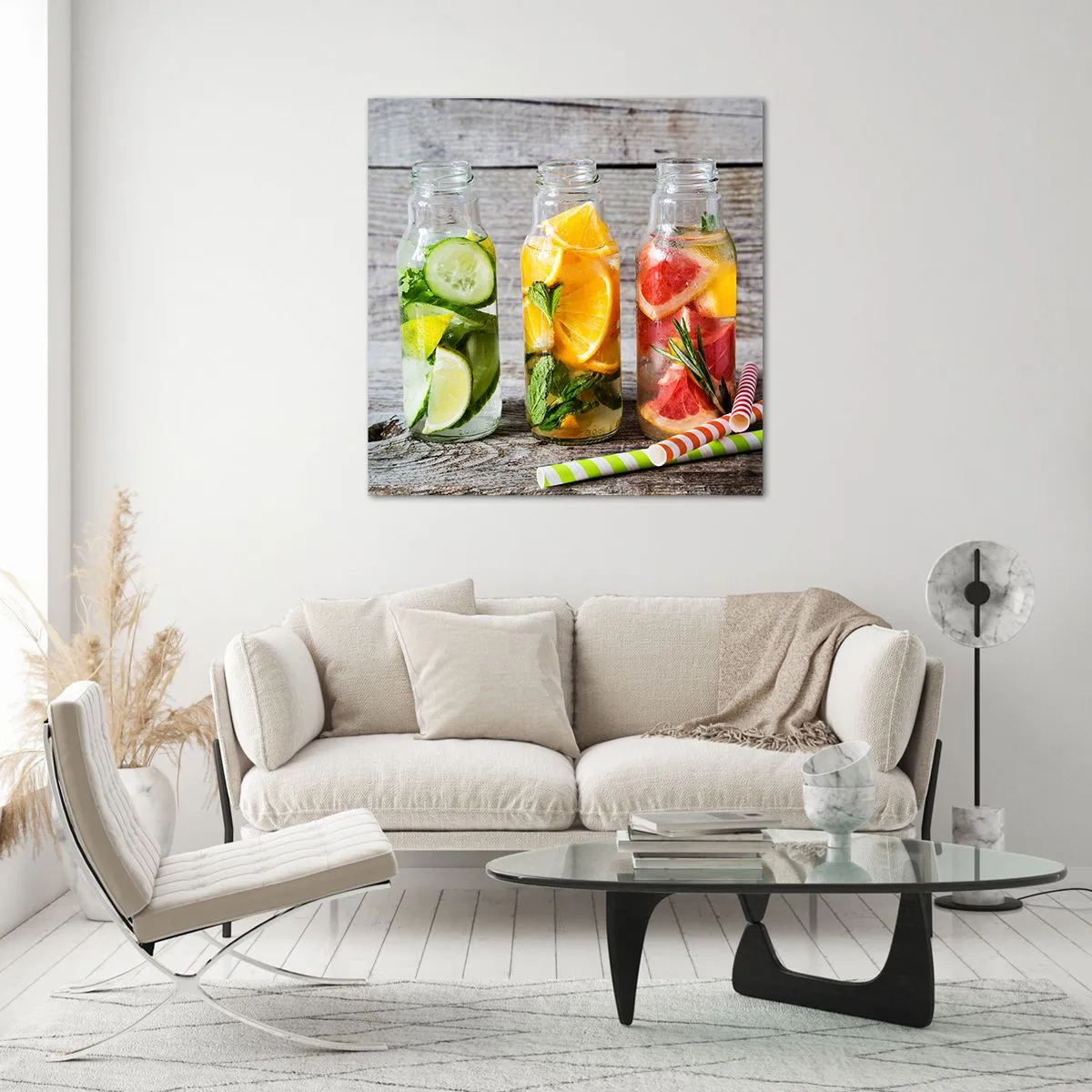 Impression sur verre - Image sur verre - Sain par nature - 50x50 cm