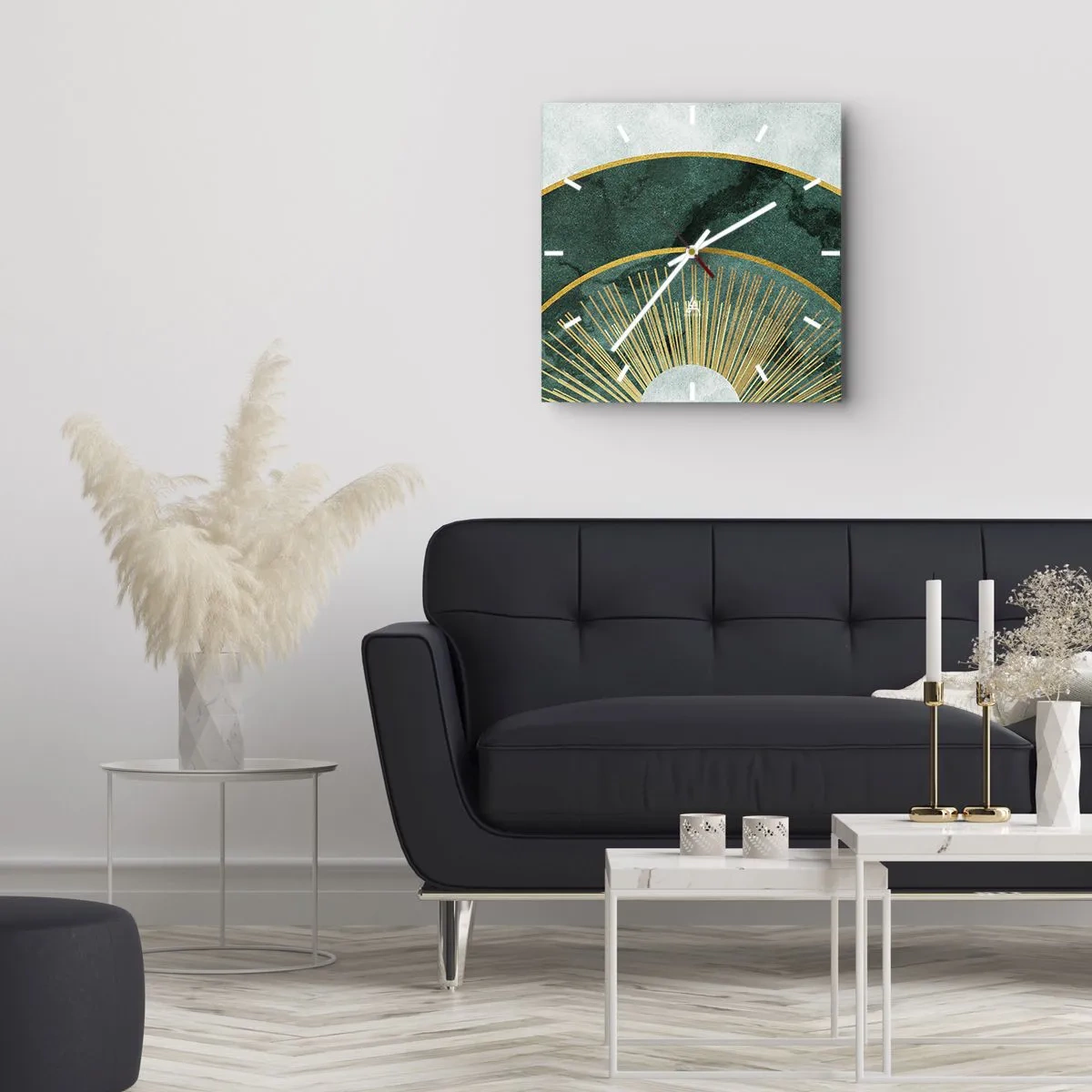 Horloge murale - Pendule murale - Un autre système solaire - 30x30 cm