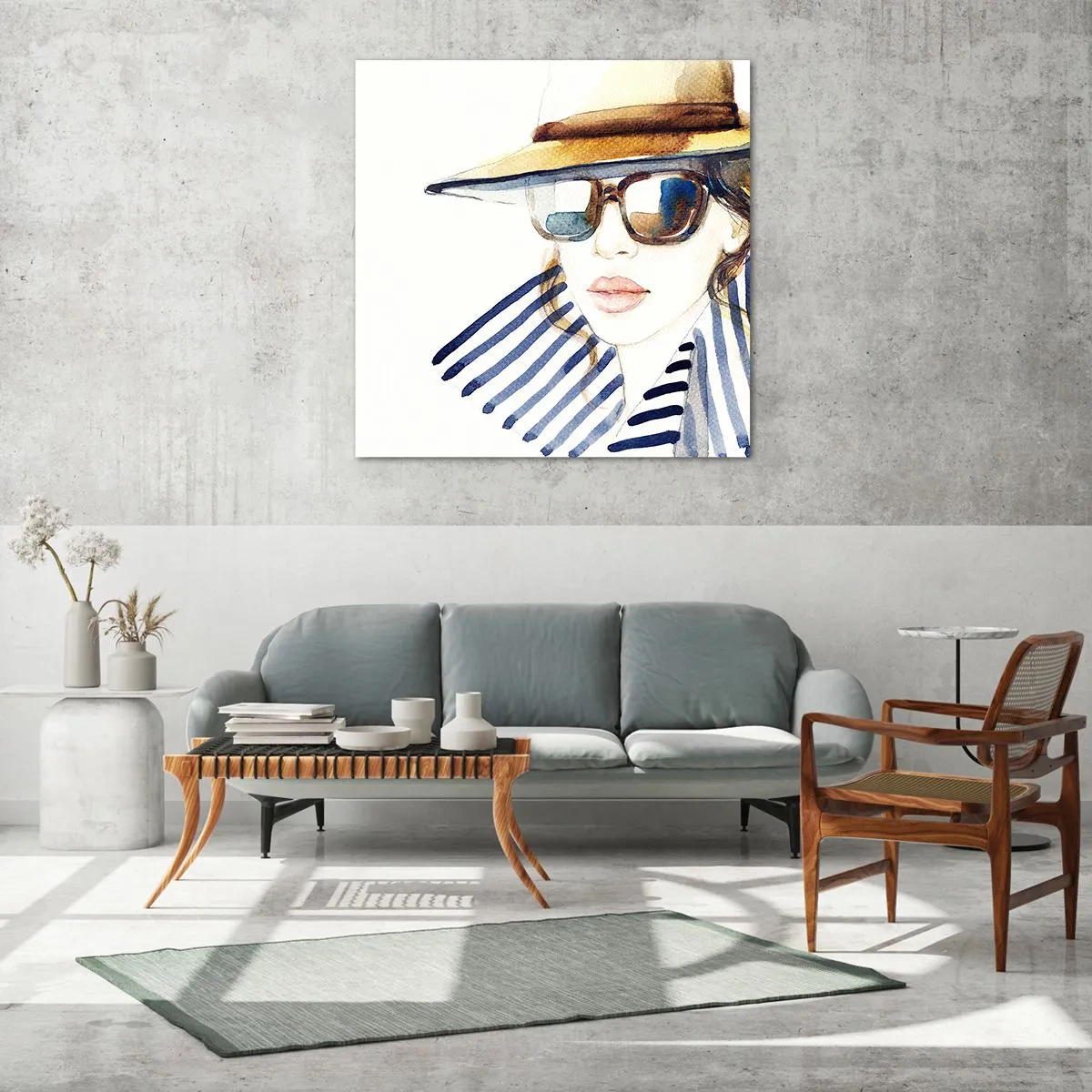 Impression sur verre - Image sur verre - La Floride vous souhaite la bienvenue ! - 60x60 cm