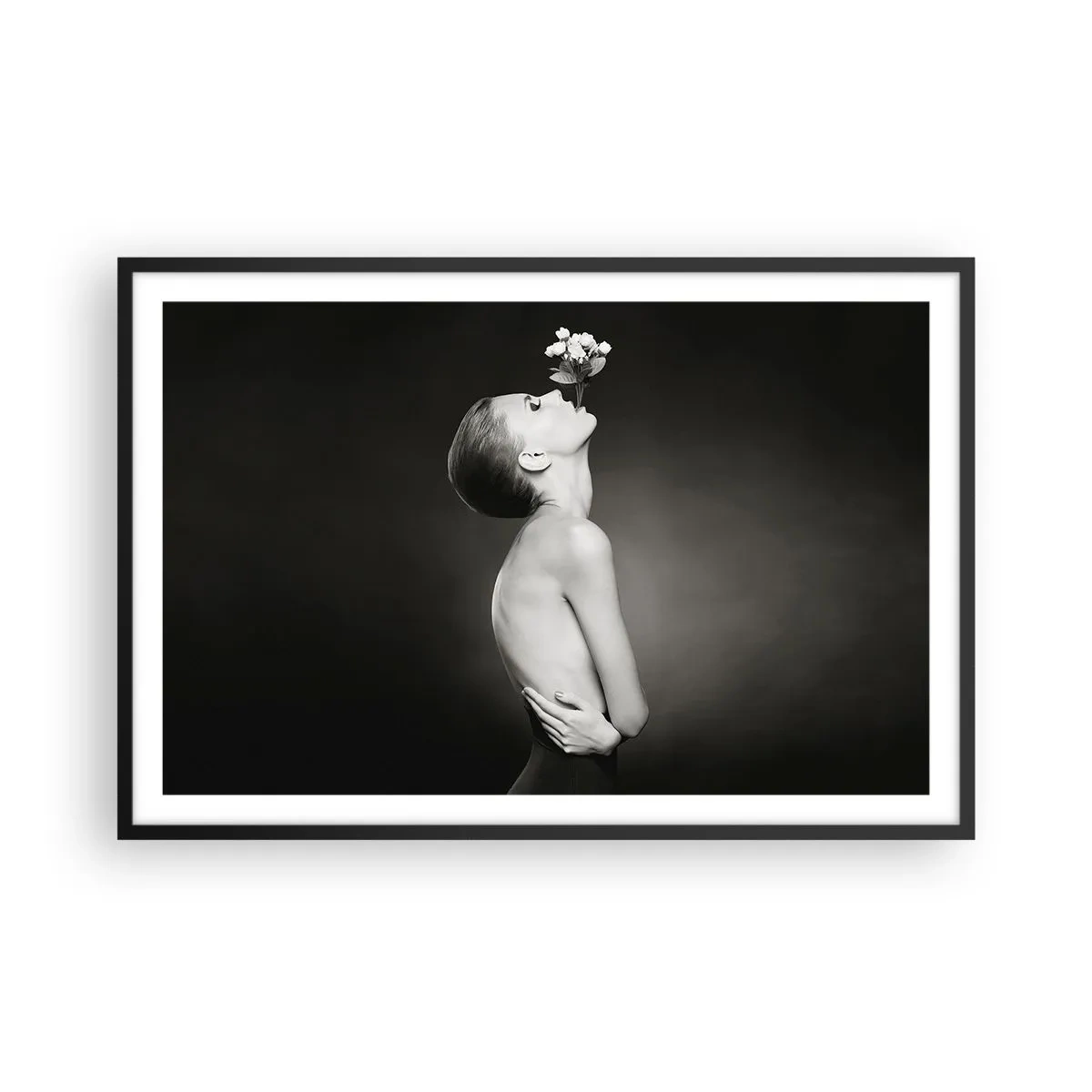 Affiche dans un cadre noir - Poster - Elégance excentrique - 91x61 cm