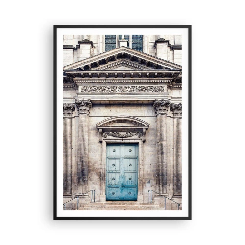 Affiche dans un cadre noir - Poster - La porte d'entrée vers le monde de l'esprit - 70x100 cm