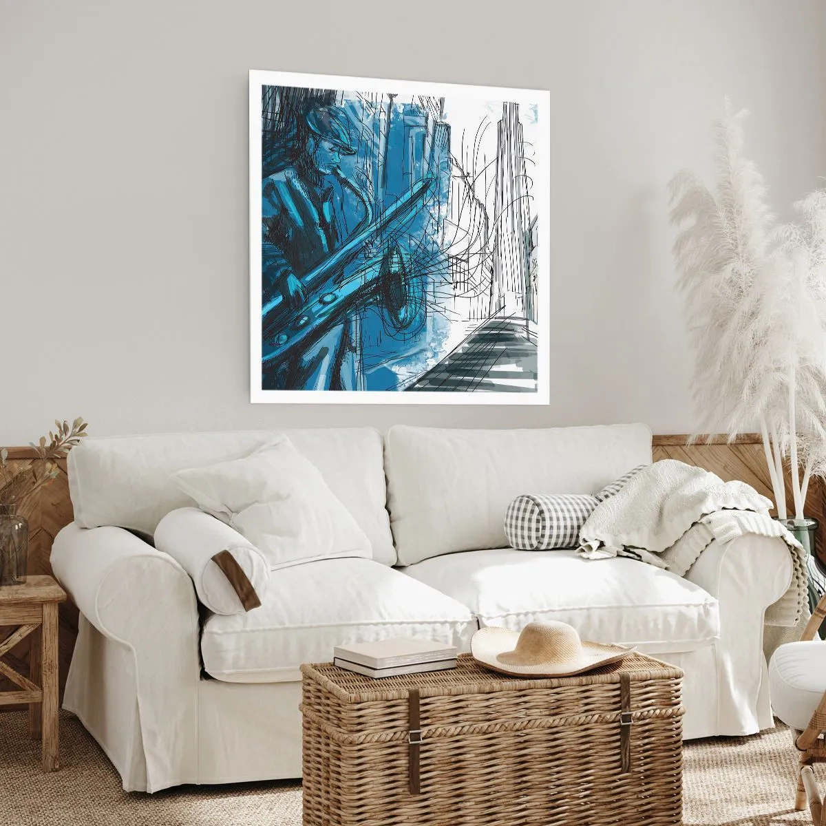 Affiche - Poster - Rhapsodie urbaine - 40x40 cm