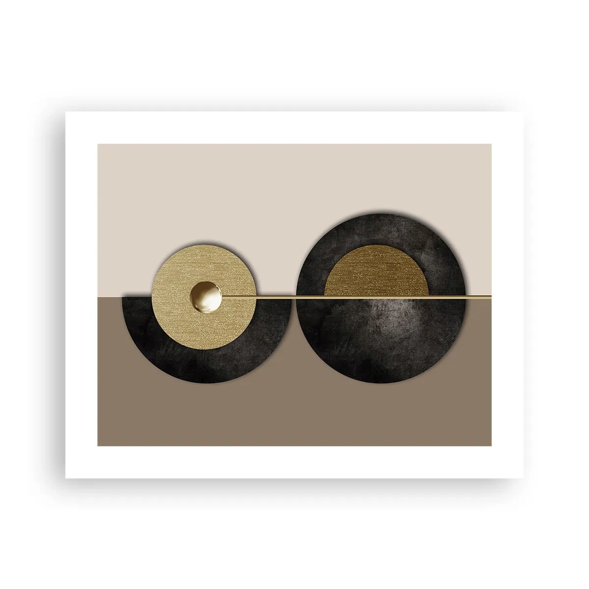 Affiche - Poster - Variations autour du cercle - 50x40 cm
