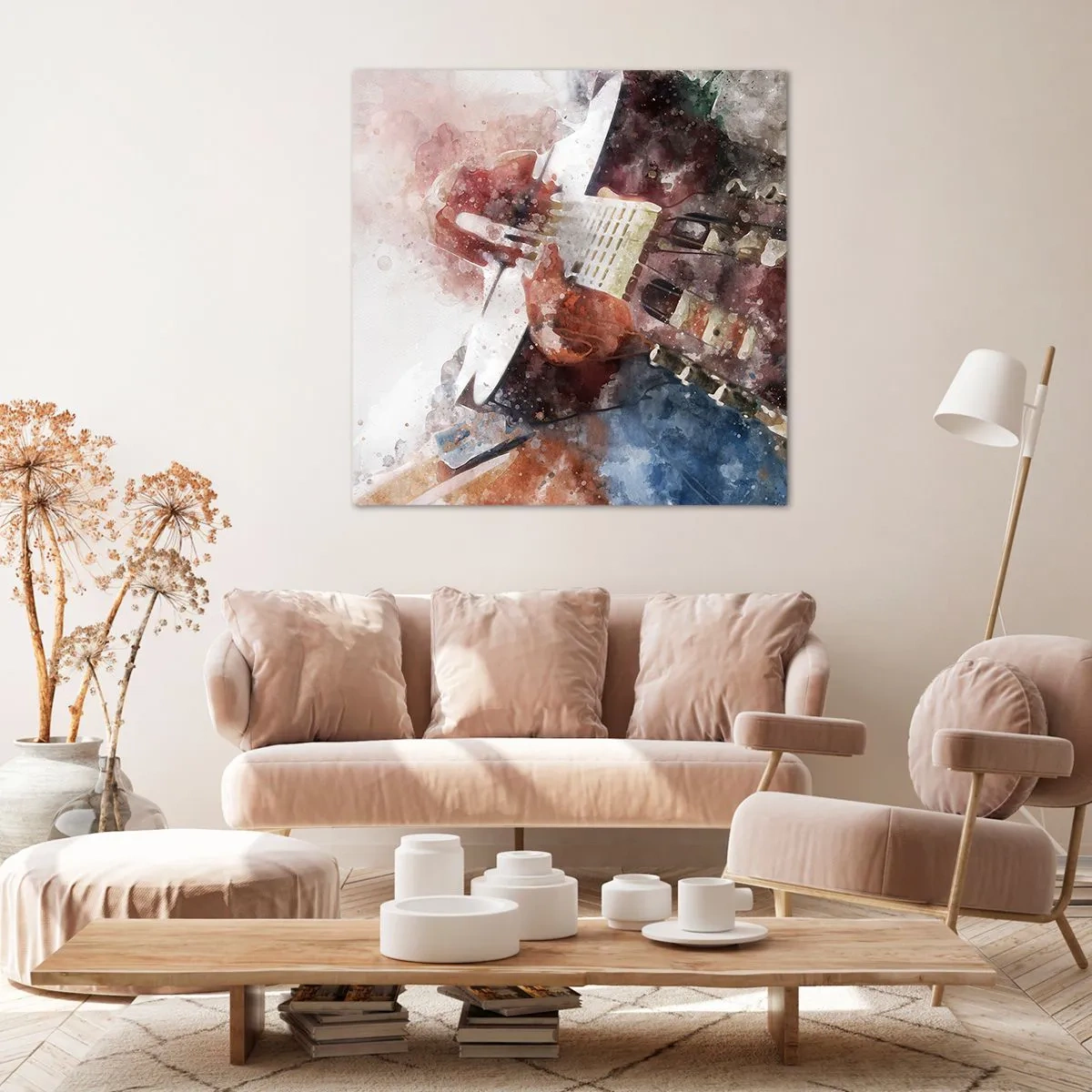 Impression sur toile - Image sur toile - Et qu'en pensez-vous ? - 50x50 cm