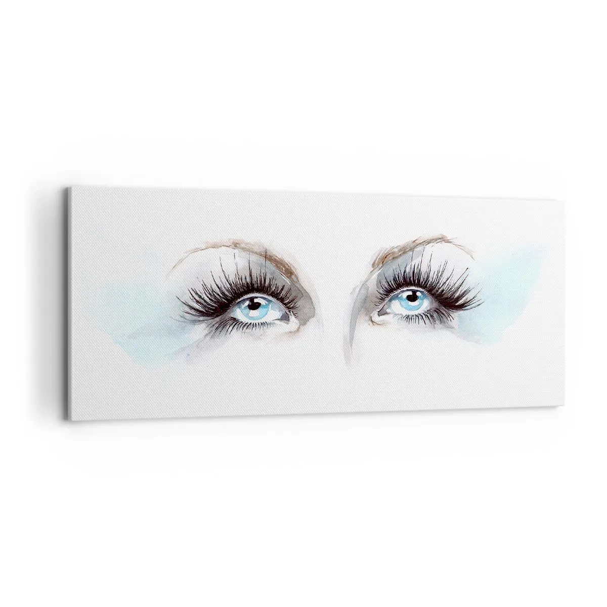 Impression sur toile - Image sur toile - Yeux d'ange? - 100x40 cm