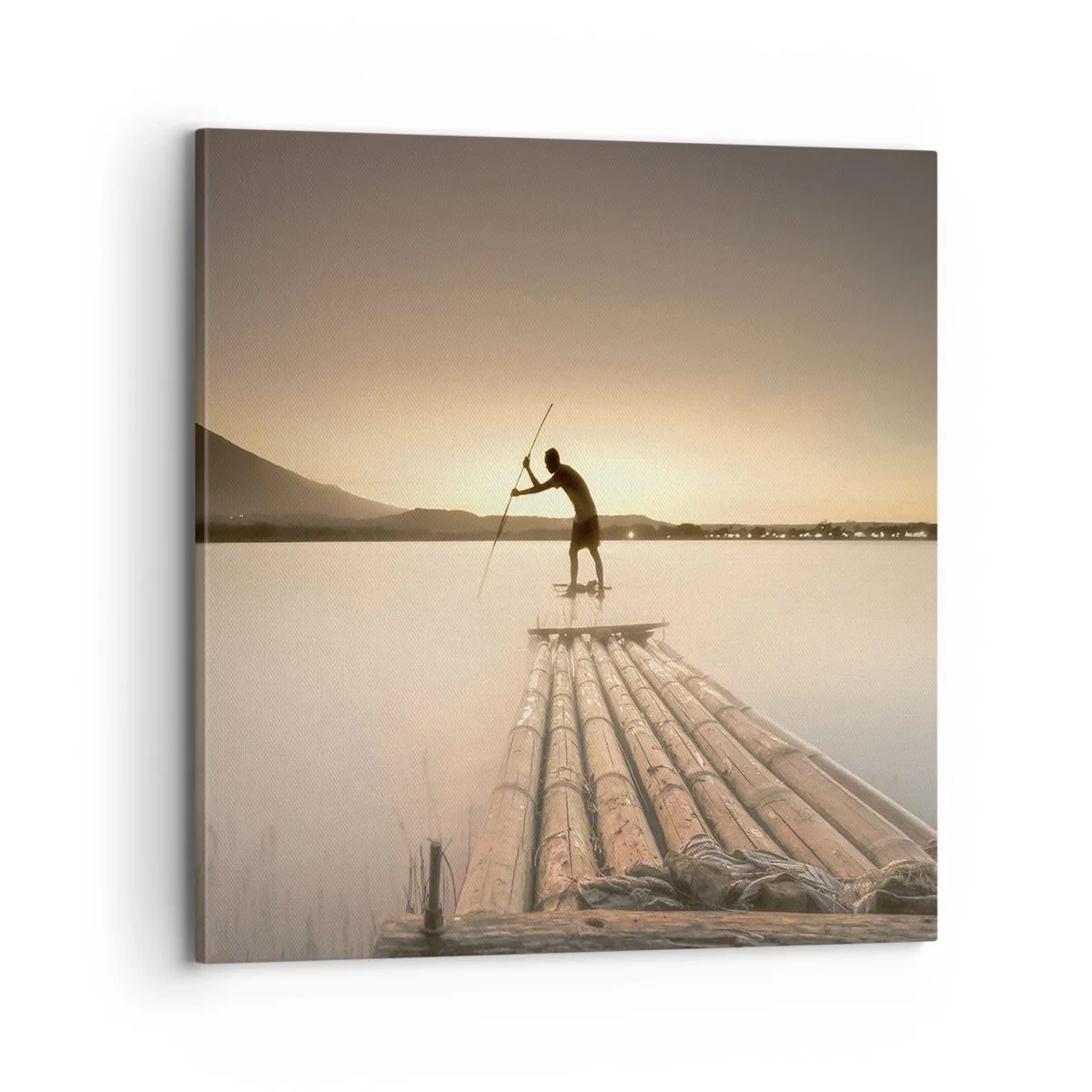 Impression sur toile - Image sur toile - Avant la fin du jour - 70x70 cm