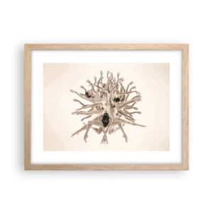 Affiche dans un chêne clair - Poster - S'épanouir en danse - 40x30 cm