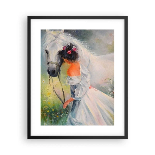 Affiche dans un cadre noir - Poster - Comme dans un beau rêve - 40x50 cm