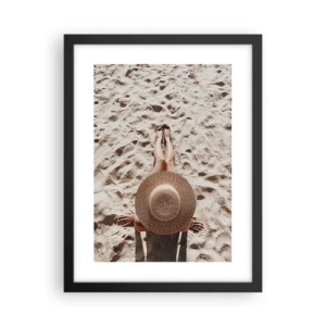 Affiche dans un cadre noir - Poster - Moment de rêve - 30x40 cm