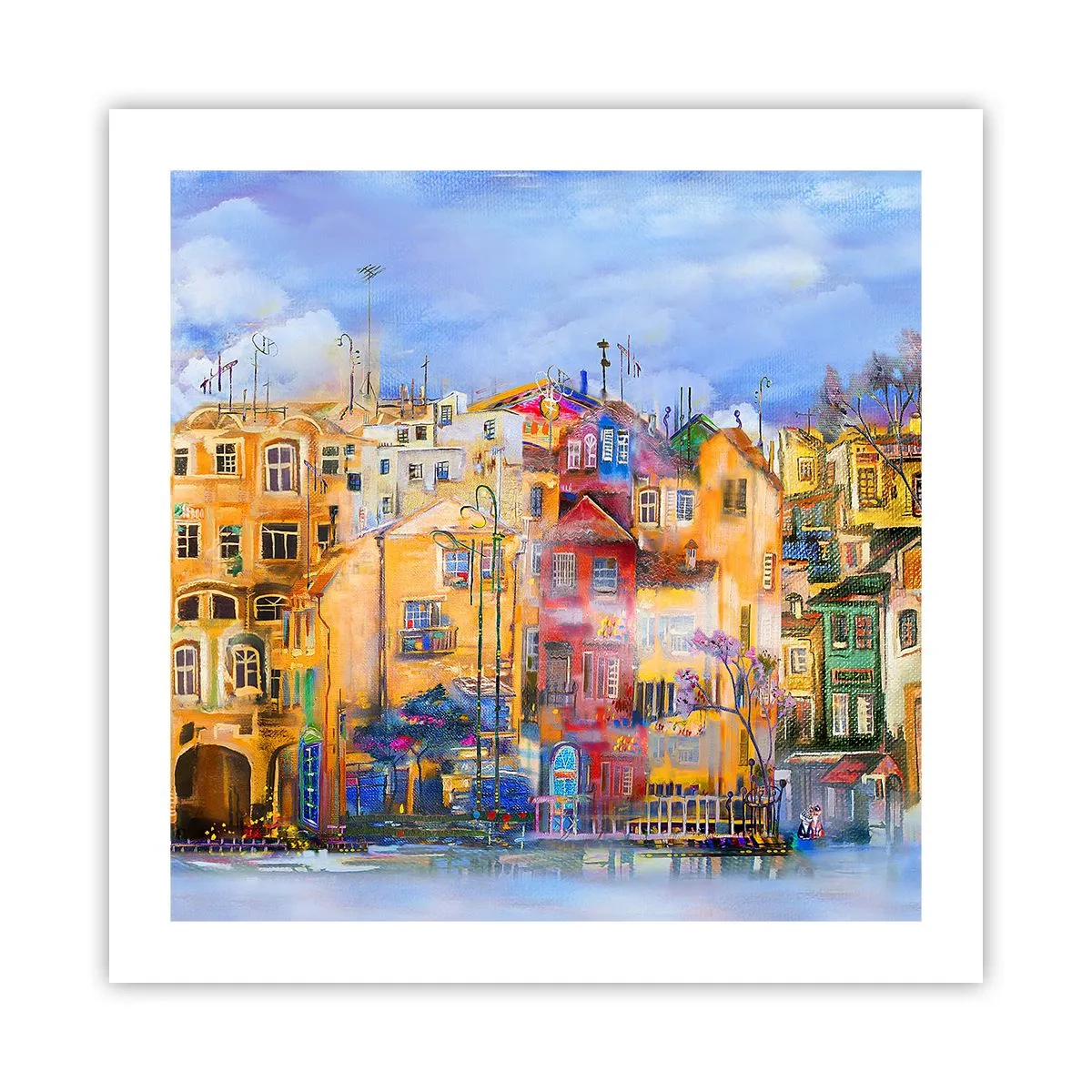 Affiche - Poster - Nous sommes ensemble - 50x50 cm