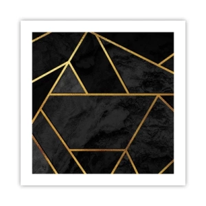 Affiche - Poster - Obscurité et éclat - 50x50 cm