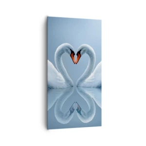 Impression sur toile - Image sur toile - Le temps de l'amour - 65x120 cm