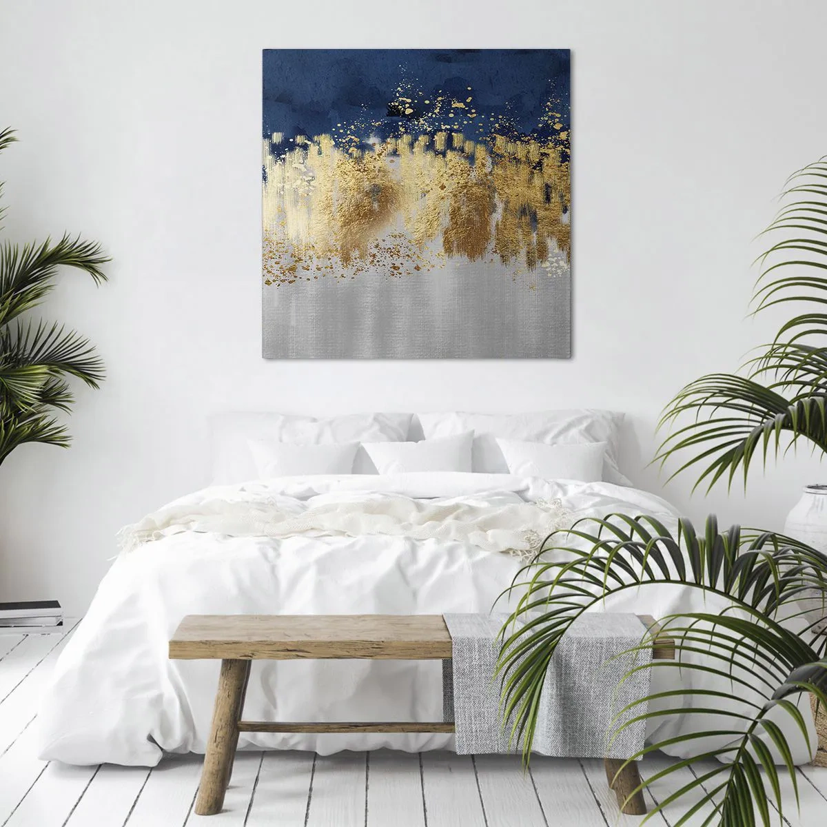 Impression sur toile - Image sur toile - Une composition moderne et pétillante - 70x70 cm