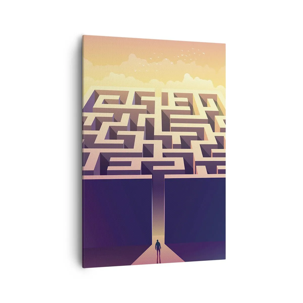 Impression sur toile - Image sur toile - Le temps de la décision - 70x100 cm