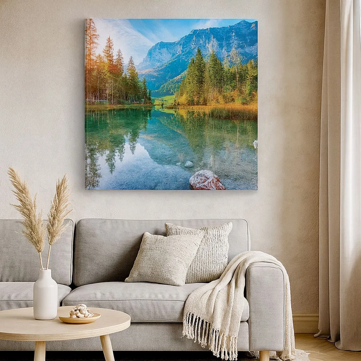 Impression sur toile - Image sur toile - Douceur automnale - 30x30 cm