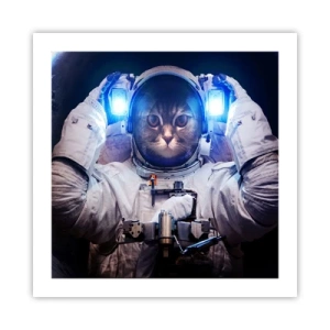 Affiche - Poster - Houston, vous avez un problème - 50x50 cm