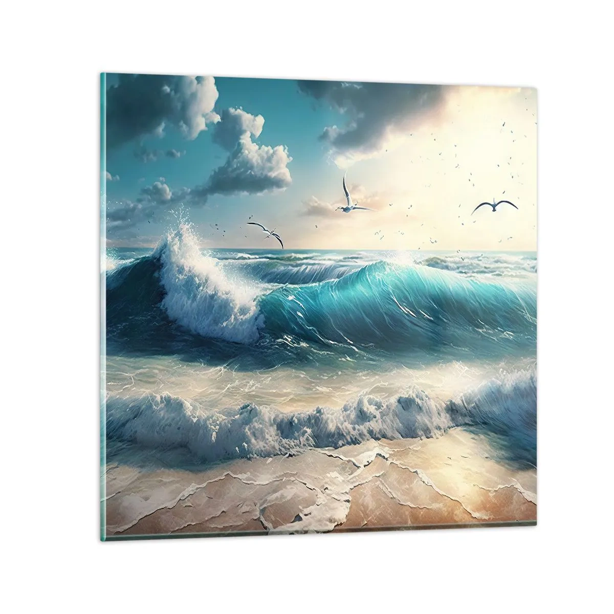 Impression sur verre - Image sur verre - Ça bourdonne seulement pour toi - 70x70 cm