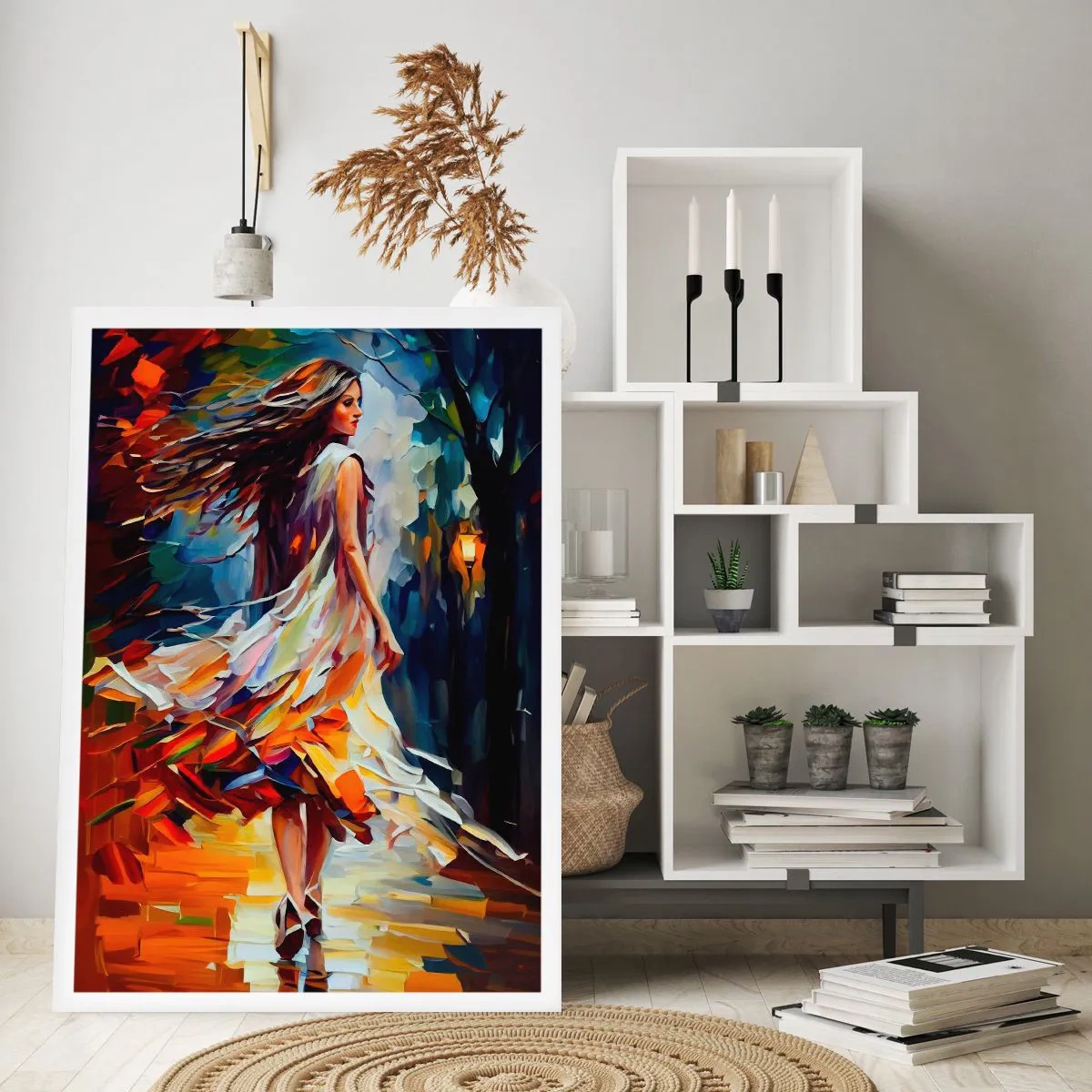 Affiche - Poster - La fille d'automne - 70x100 cm