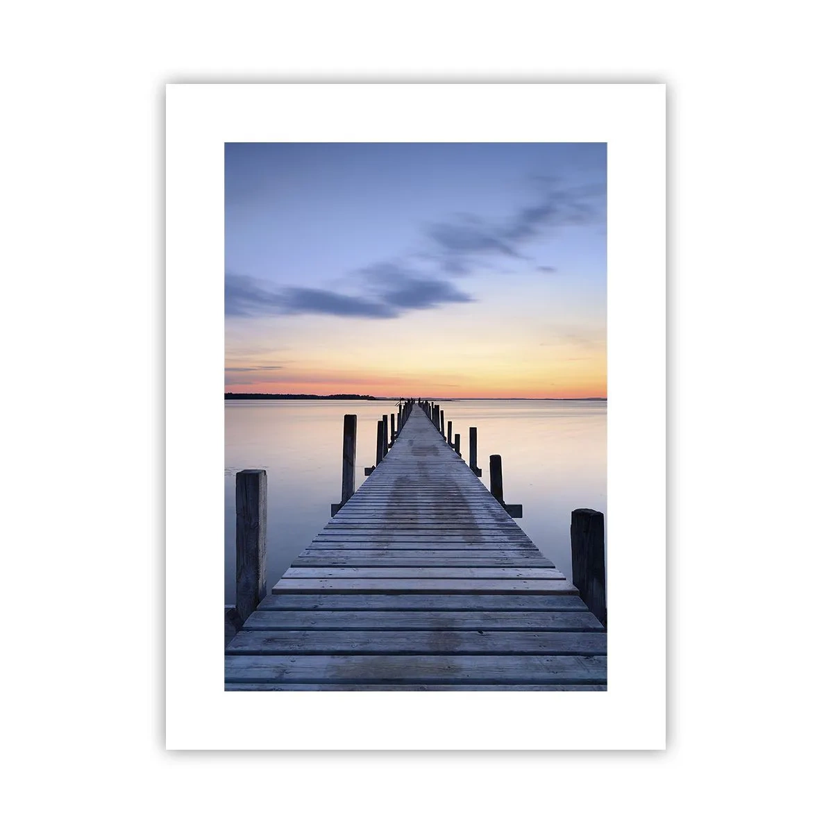 Affiche - Poster - Le calme d'un crépuscule serein - 30x40 cm