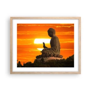 Affiche dans un chêne clair - Poster - Aucune peur du monde - 50x40 cm