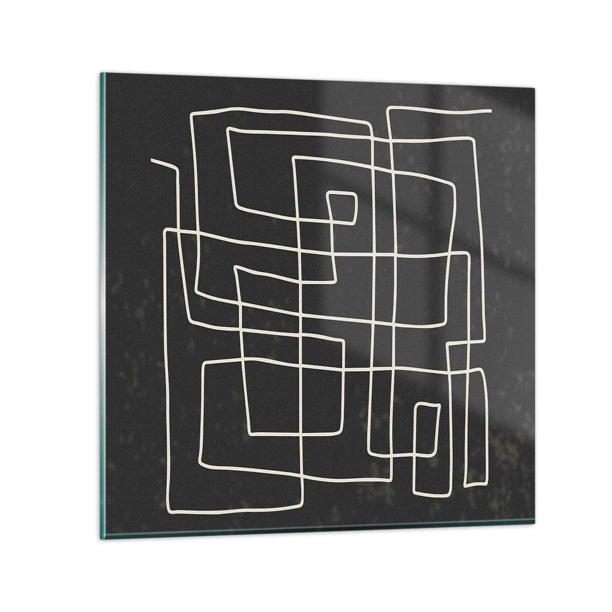 Impression sur verre - Image sur verre - Pas aussi simple - 70x70 cm