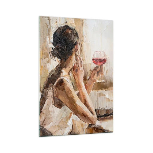 Impression sur verre - Image sur verre - Le goût d'un bon moment - 70x100 cm