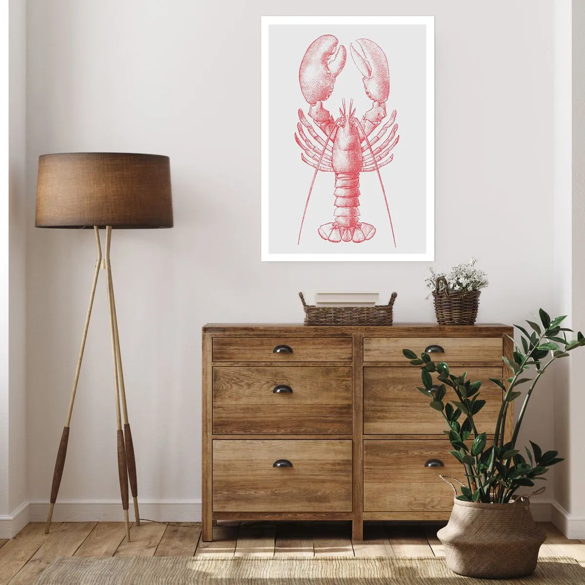 Affiche - Poster - Un homard digne d'Homère - 70x100 cm