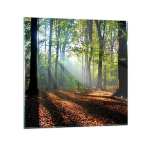 Impression sur verre - Image sur verre - Ombres et lumières - 40x40 cm