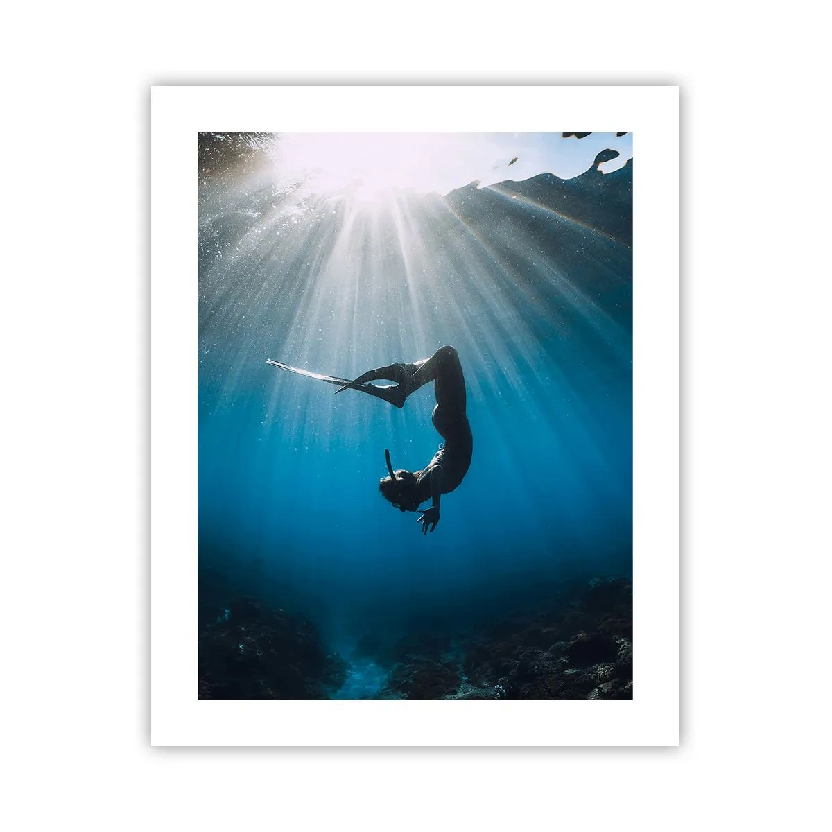 Affiche - Poster - Dans sous-marine - 40x50 cm