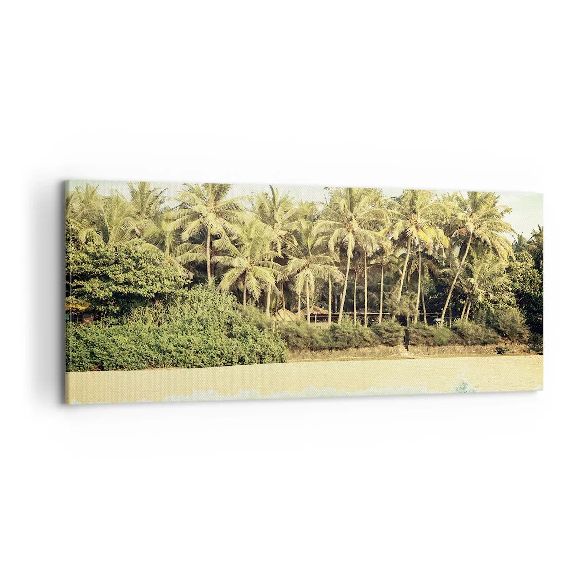 Impression sur toile - Image sur toile - Peut-être ici? - 100x40 cm